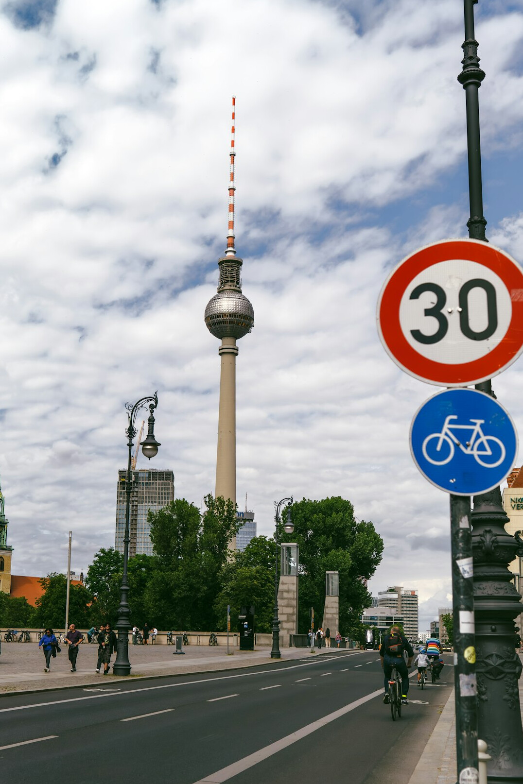german city street view