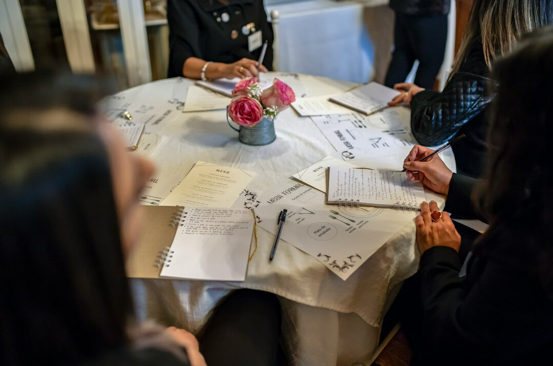 survey questionnaire on table